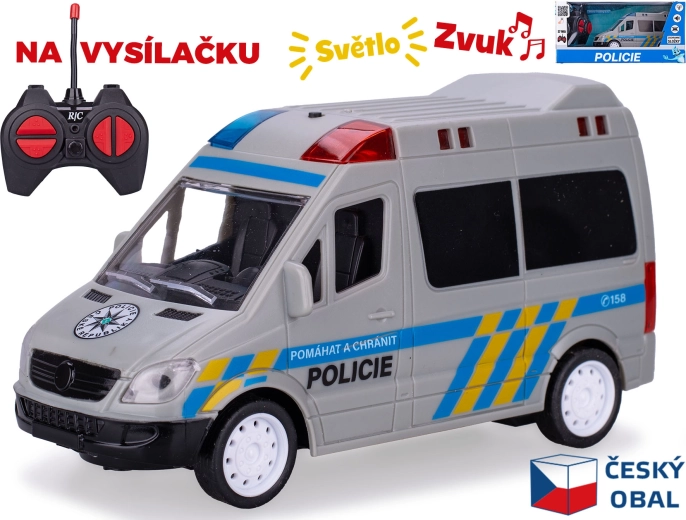 RC полицейска кола 17 см с дистанционно управление