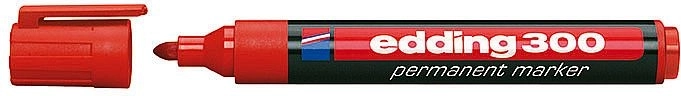 Industrial permanent marker red Edding 300