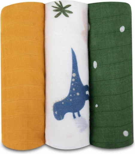 Бамбукови пелени LIONELO dino, 3 бр.