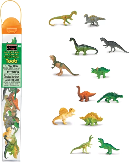 Safari Ltd. TOOBS tube dinosaurus – Sue and her friends