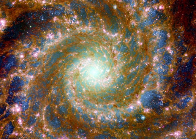 Ghostly Galaxy Across the Spectrum Puzzle
