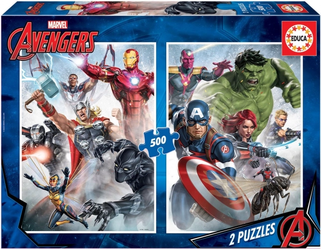 Educa Puzzle Avengers 2x500 части