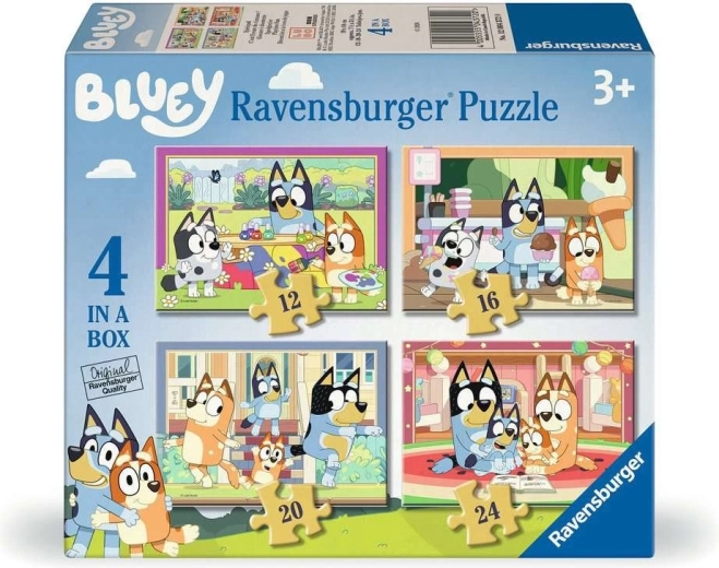 Ravensburger Bluey puzzle 4 in 1 (12, 16, 20, 24 pieces)