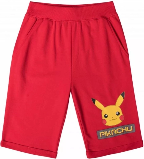 Червени памучни бермуди Pokémon