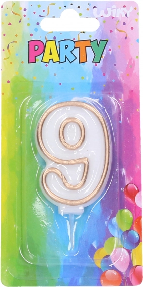 Парти свещ № 9 Златна