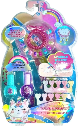 Children’s nail set with a kitty motif