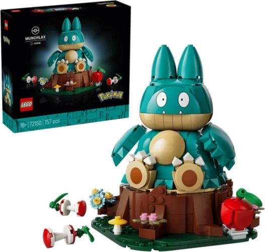 LEGO Pokémon Munchlax – колекционерски сглобяем модел