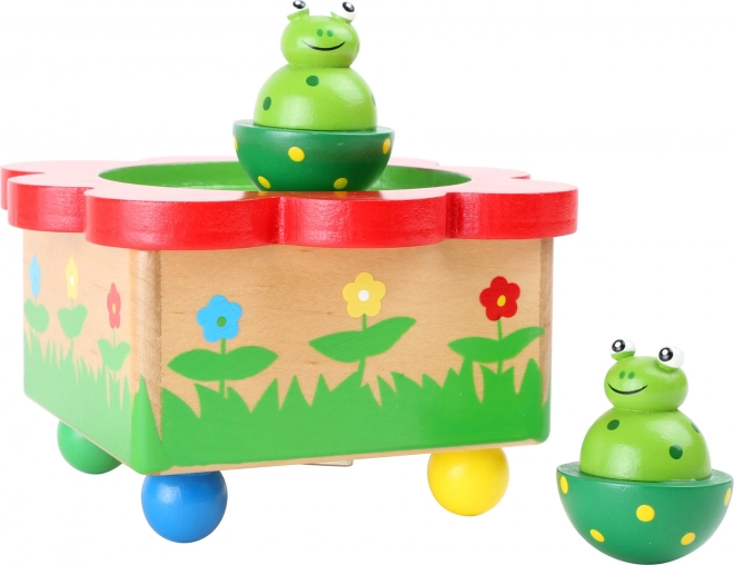 Small foot Дървена музикална кутия Жабка