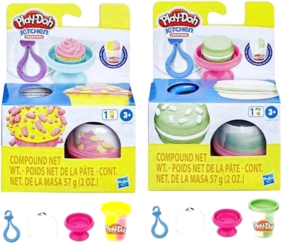 Play-Doh къпкейкове и макарони – креативен комплект за печене от пластилин