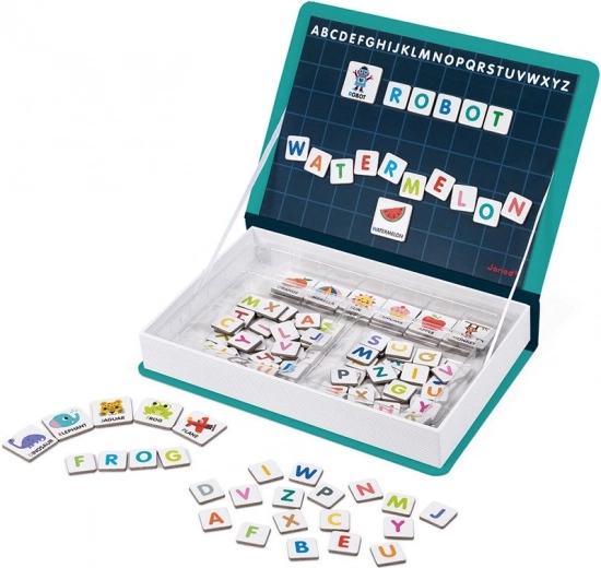 Janod Magnetibook английска азбука – магнитна образователна книга