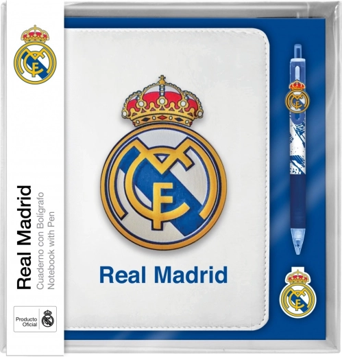 Notebook Set with 10-Color Pen REAL MADRID