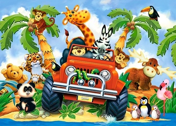 Maxi Puzzle 40 pieces Safari CASTORLAND