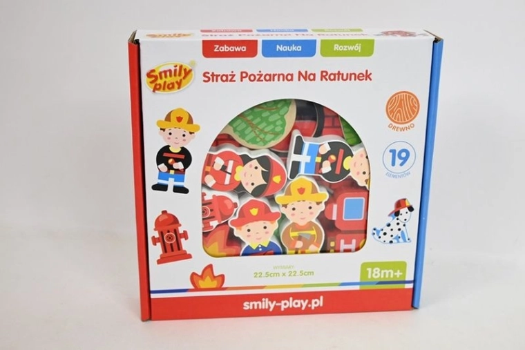 Дървена пожарна станция SmilyPl