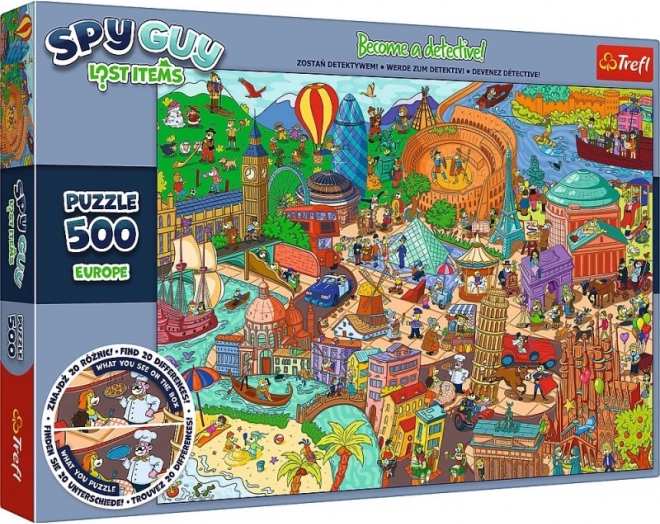 Пъзел 500 части Spy Guy Lost Items Европа