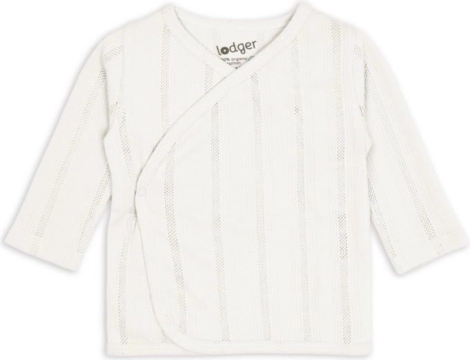 Lodger wrap cardigan Pointelle cream size 68