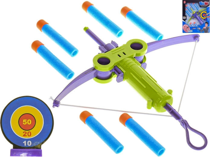 Kids’ Crossbow with Target and Foam Darts