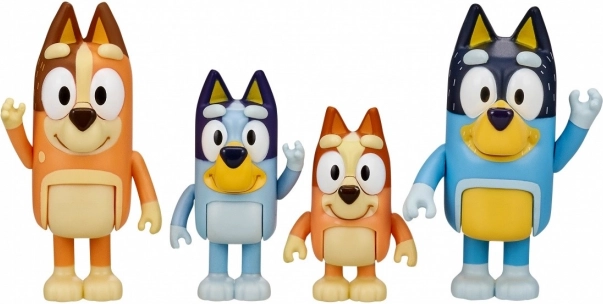 Фигурки Bluey – семеен 4‑пакет