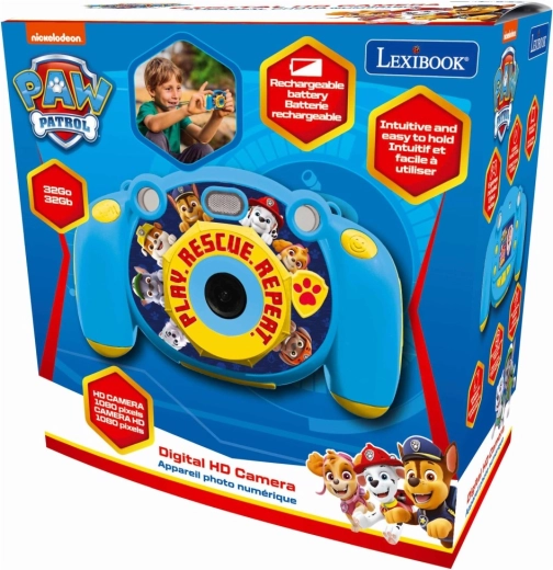 Lexibook детска HD камера и фотоапарат Пес Патрул с SD карта 32 GB
