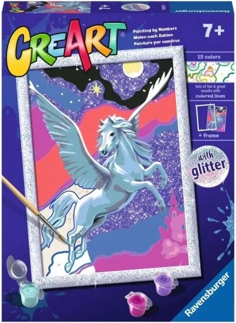 CreArt – Winged Horse Pegasus – Paint by Numbers