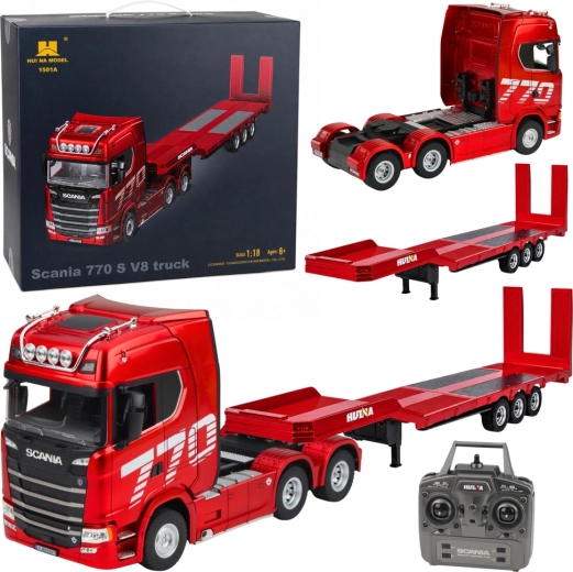 RC камион Scania 770S с ремарке Huina 1:18 - 1 бр.