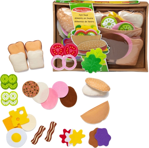 Felt Sandwich-Making Set Melissa & Doug, 33 Pieces