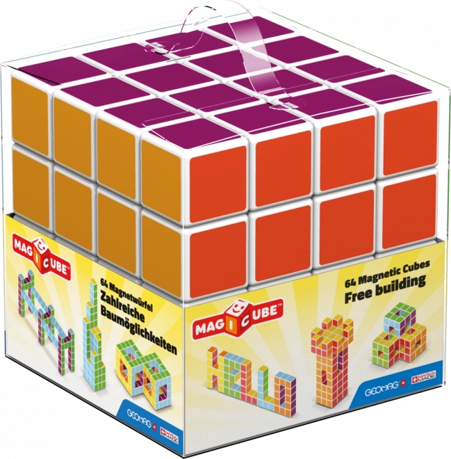 Магнитни кубчета geomag magicube free building 64 бр.