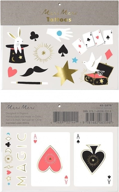 Комплект смываемые татуировки Abrakadabra MERI MERI