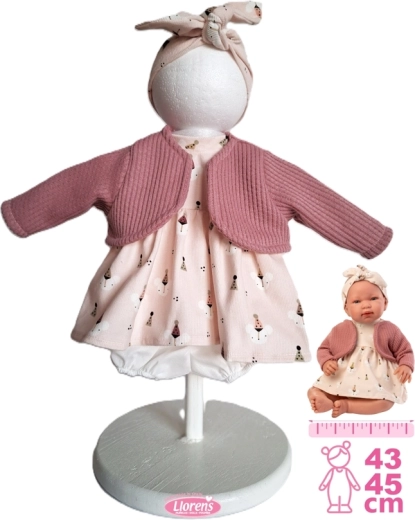 Outfit for Llorens New Born Baby Doll 43–45 cm