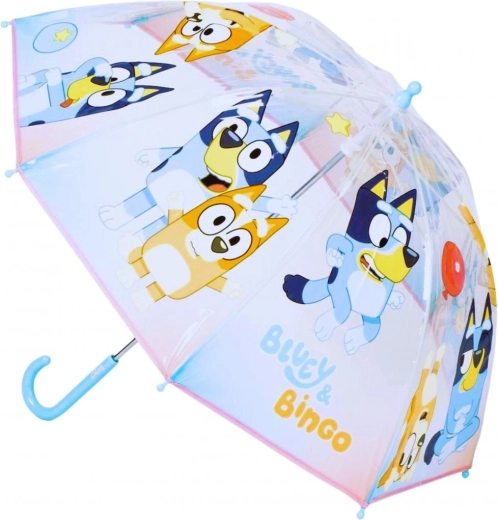 Прозрачен чадър Bluey
