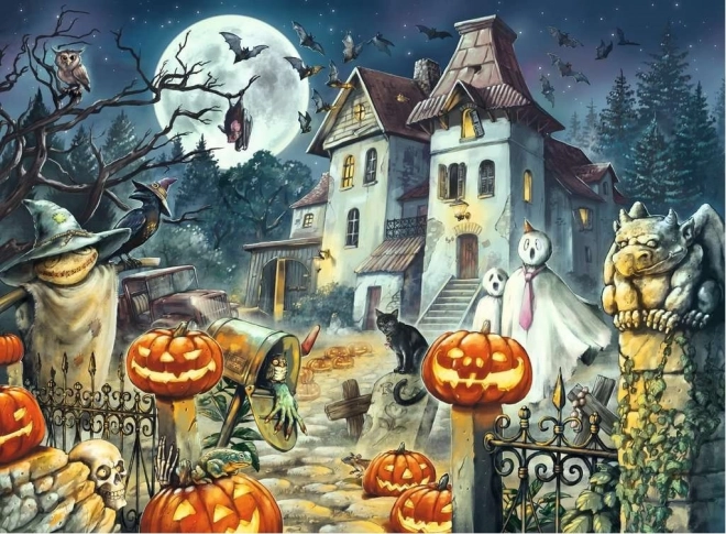 Пъзел Ravensburger „Дом за Хелоуин“ 300 части