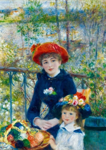 Puzzle Two Sisters on the Terrace 1000 pieces BLUEBIRD