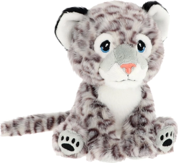 Keel Toys Keeleco снежен леопард – еко плюшена играчка 14 см