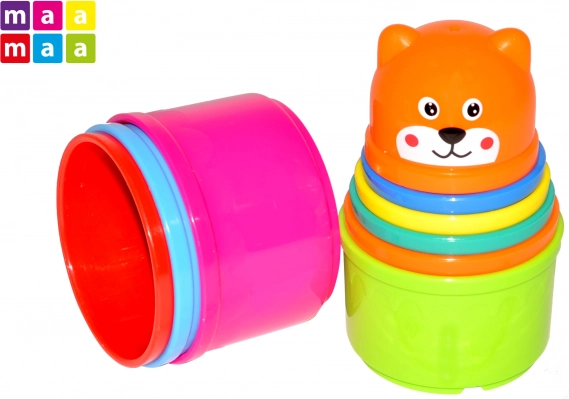 Кула за подреждане от чашки, 9 броя