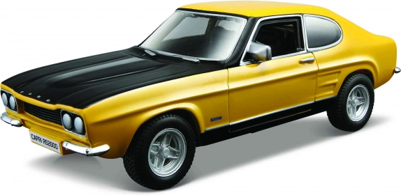 Bburago Ford Capri RS2600 жълт модел 1:32