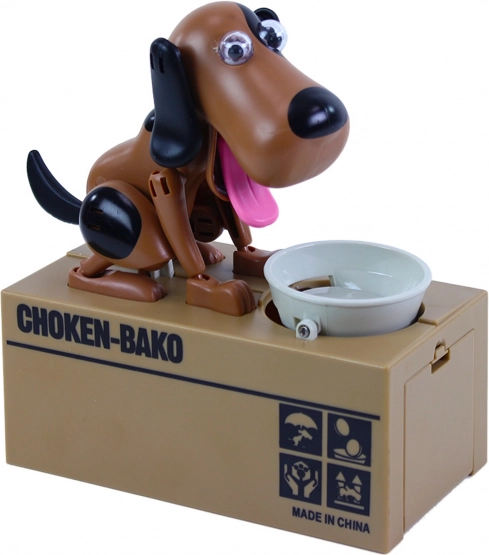 Interactive Hungry Dog Money Box - 1 piece
