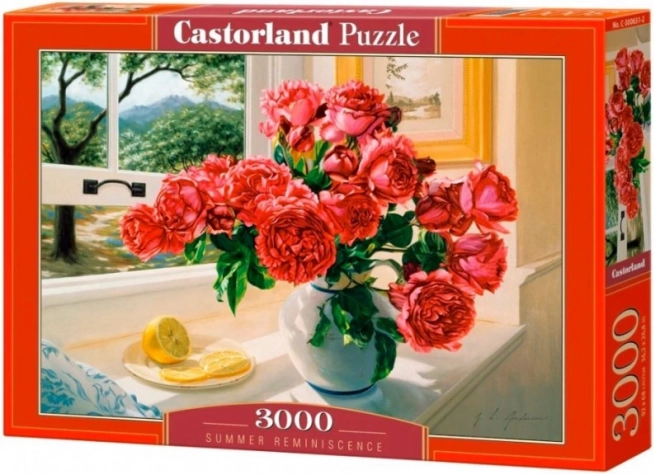 Puzzle 3000 pieces – peonies Summer Reminisce