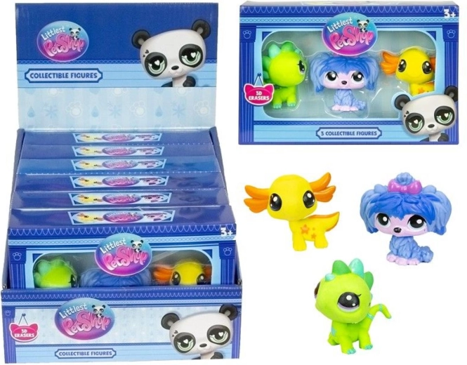 Гумички фигурки LITTLES PET SHOP – комплект 3 бр.