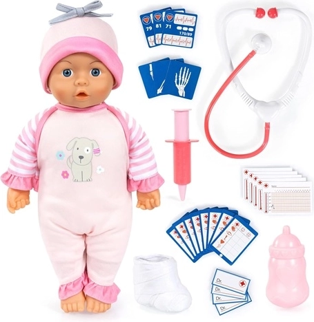 Interactive Doctor Baby Doll Bayer Design 36 cm