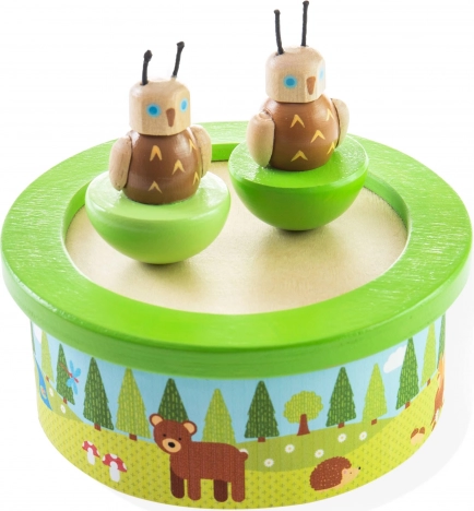 Дървена музикална кутия BIGJIGS TOYS Woodland