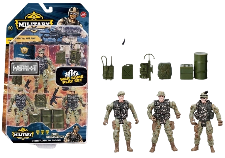 Soldiers with Accessories – toy set for kids