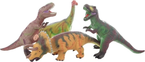 Battery-powered sound rubber dinosaur