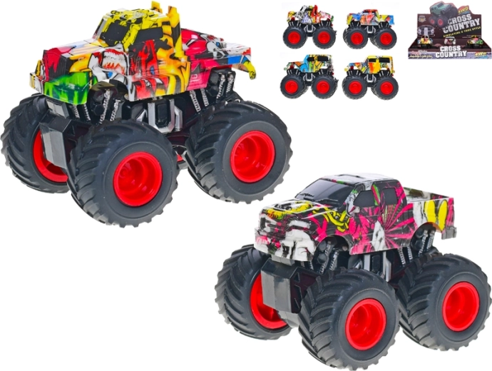 Monster truck със инерционен механизъм 12 см