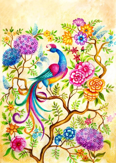 Fairytale Peacock Puzzle 1000 Pieces