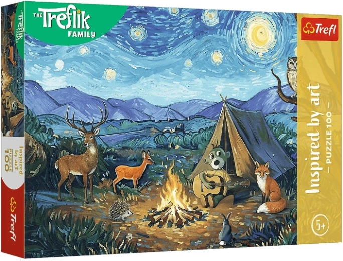 Trefl Inspired by Art puzzle by the fire (100 pieces)