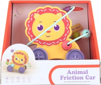 Пластичен лабиринт лъв на колелца за деца