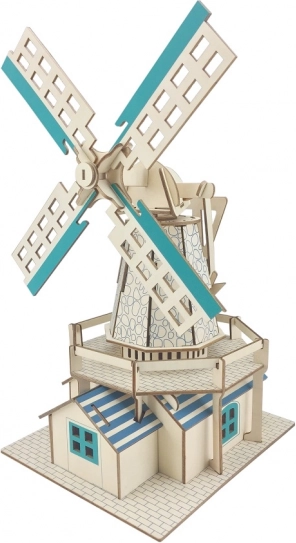 Wooden 3D Puzzle Dutch Windmill