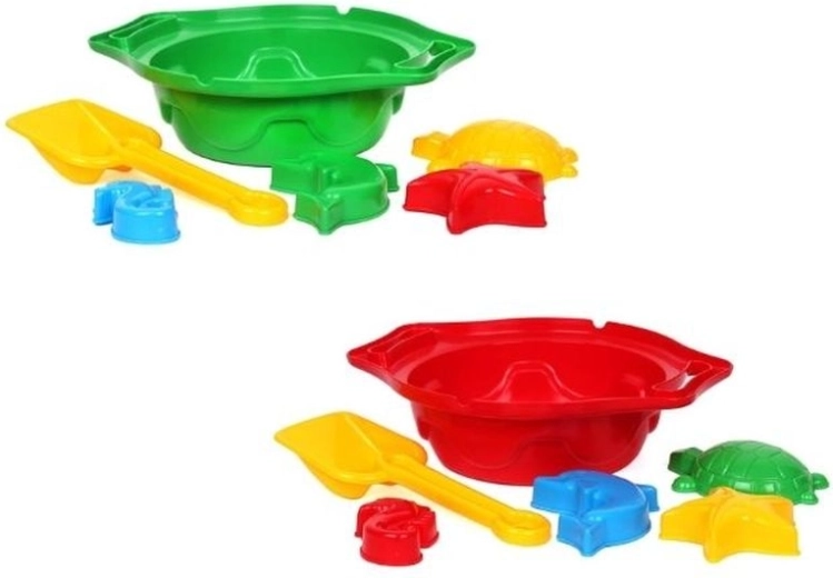K TechnoK sand set with sieve, shovel and molds