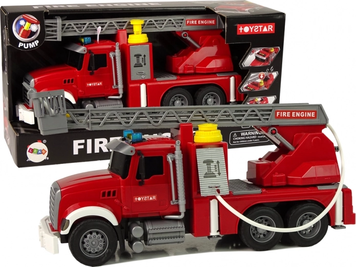 Пожарна кола с воден разпръсквач, светлини и звуци