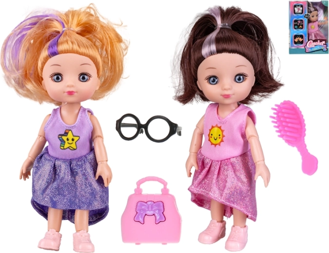 Doll with accessories 15.5 cm