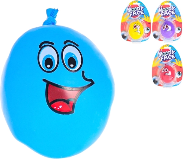 Moldable Anti-Stress Ball with Face 7 cm